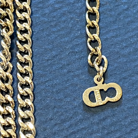 Authentic vintage Dior logo lock necklace - Picture 8 of 8